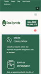 Mobile Screenshot of kevaayurveda.com